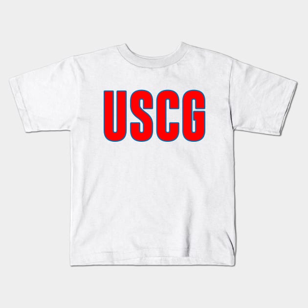 USCG - United States Coast Guard Kids T-Shirt by DonnySanders